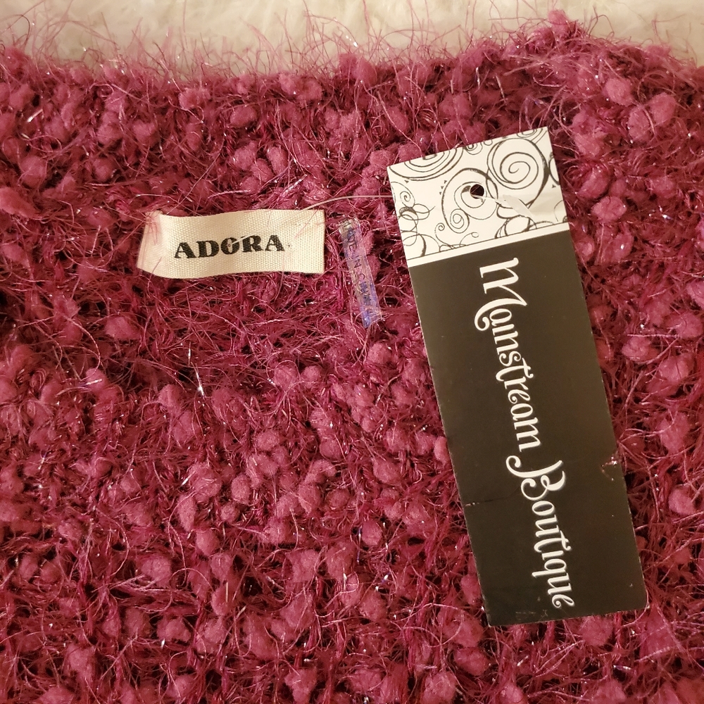 Adora Fuzzy Eyelash Sweater NWT - Picture 10 of 11